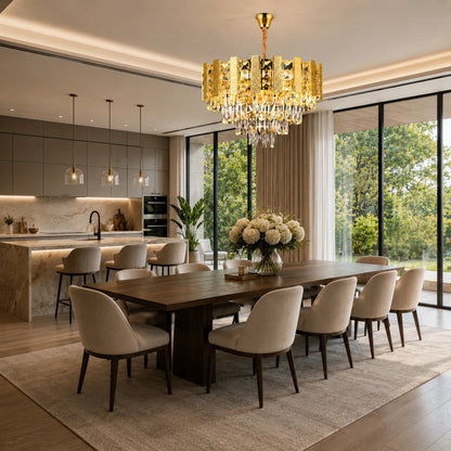 Candelabru Cristal PELES Petito 3xE14, Diametru 27cm, Auriu Lucios, Inaltime Reglabila - 04_CC8958 300GD.png