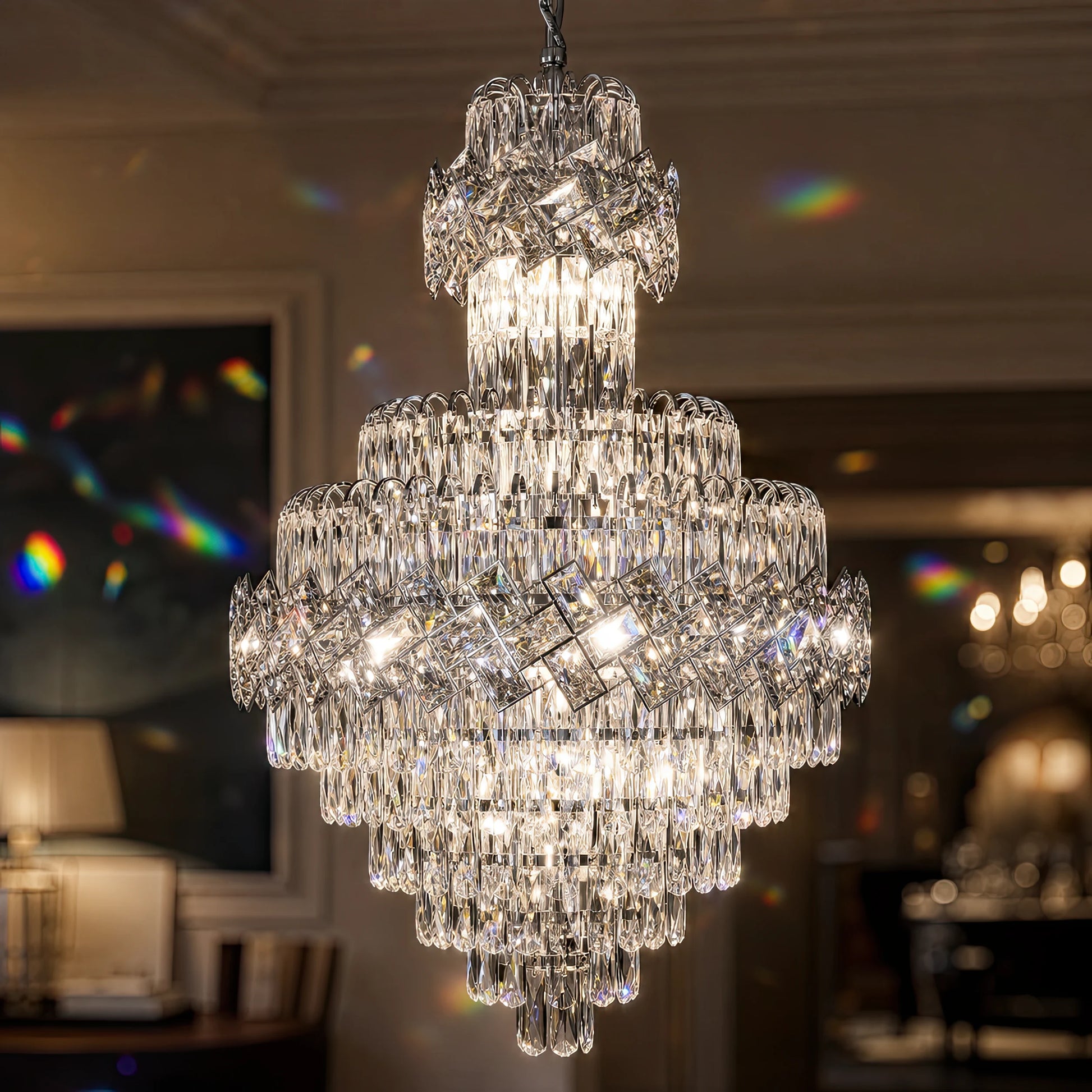 Candelabru Cristal WINDSOR Grande Supremo 14xE14, Diametru 60X90cm, Crom Lucios, Inaltime Reglabila - 05_CC800-600X900CH.png