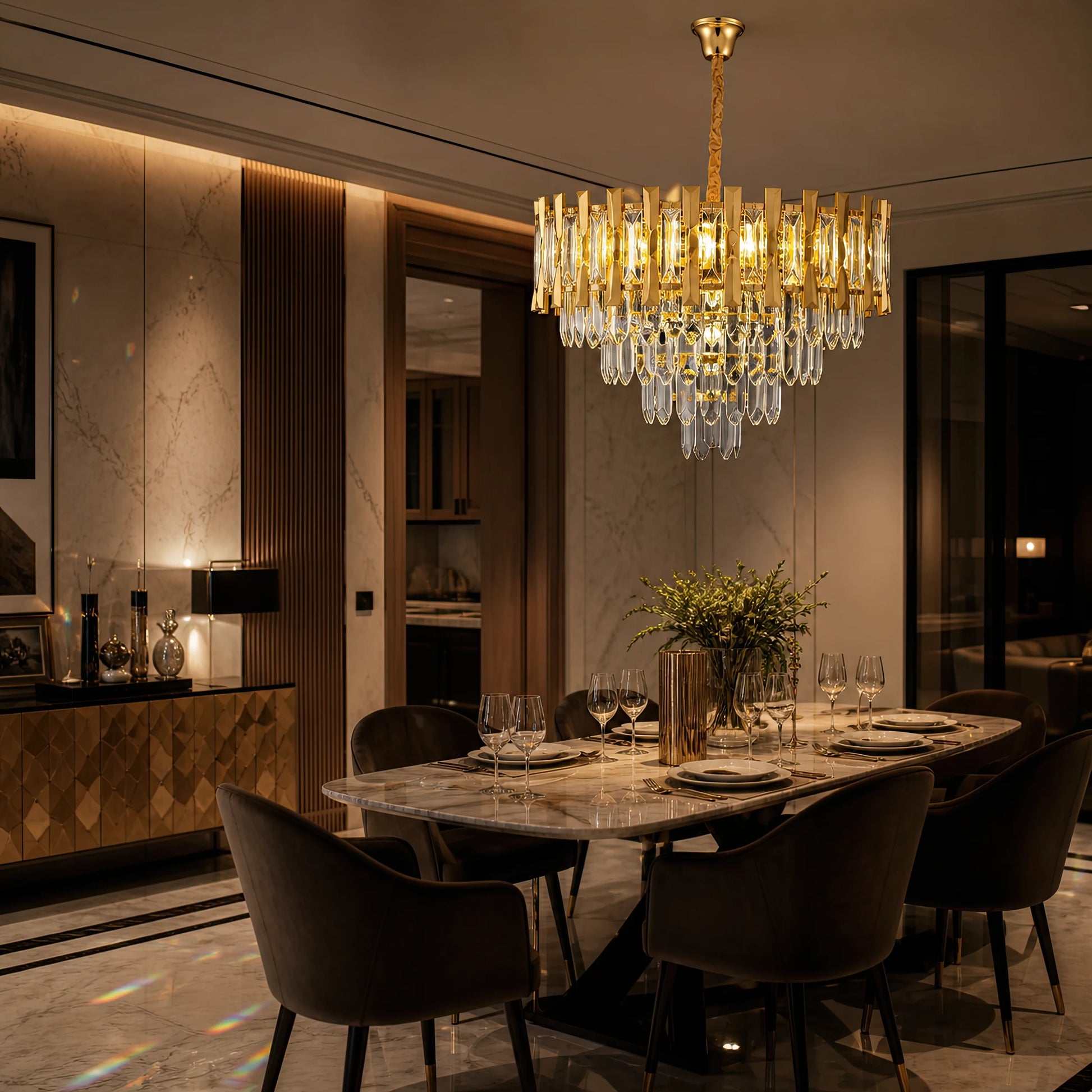 Candelabru Cristal HAMPTON Nobile 5xE14, Diametru 40cm, Auriu Lucios, Inaltime Reglabila - 07_CC8926-400GDT.png