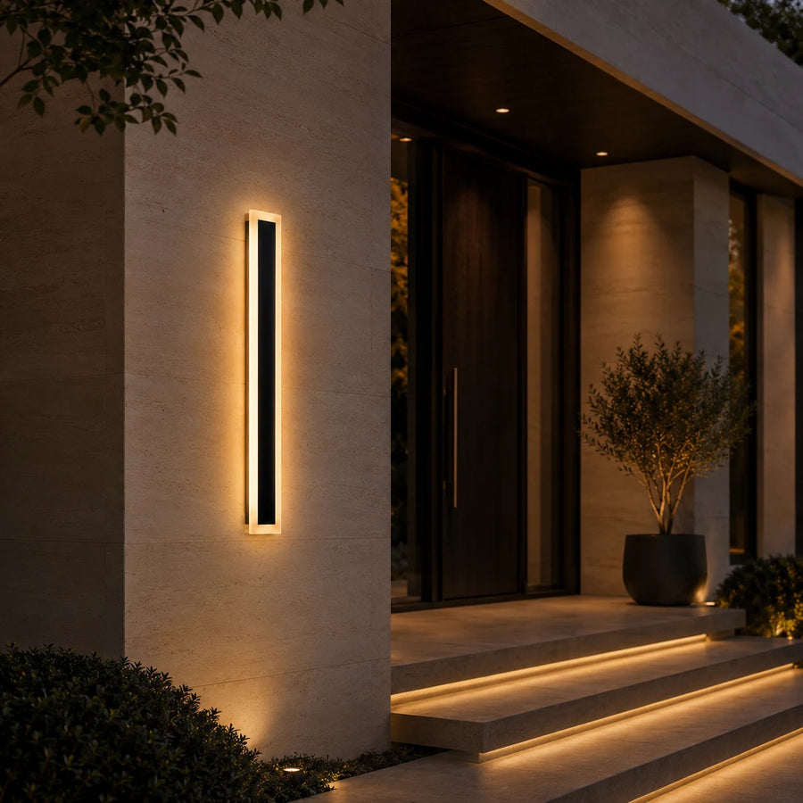 Aplica LED de Exterior Mack, Lungime 30cm, 4W, IP65, Metal, Liniar, Negru - 08_AX200-300BK.png