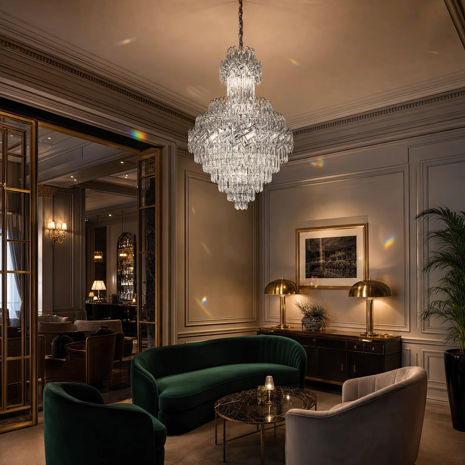 Candelabru Cristal WINDSOR Grande Supremo 14xE14, Diametru 60X90cm, Crom Lucios, Inaltime Reglabila - 08_CC800-600X900CH.png