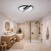 Lustra LED cu telecomanda VECTOR ARCUS 52W, 2 Elemente, lumina Rece/Calda/Neutra, Dimabila, Negru Lustre LED cu Telecomanda Default Title Alessandro Design