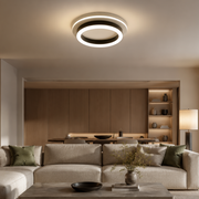 Lustra LED MODERNA 25W, Diametru 20cm, Rotunda, lumina Rece/Calda/Neutra, Negru Lustre LED Default Title Alessandro Design