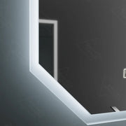 Oglinda LED Poligon, 60X80cm, Hexaluce Senzor MotionGlow Marcello, Sistem Dezaburire, Ceas & Termometru, Dimabila Oglinzi Marcello Default Title Alessandro Design
