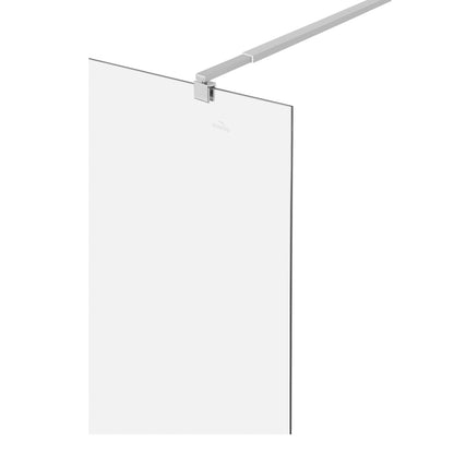 Paravan duș Walk-In 90x195 cm, sticlă securizată 8 mm, transparentă, profil metalic rezistent Dus Walk-in Default Title Alessandro Design