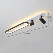 Lustra LED cu Proiector Reglabil FISSO Camilla 70W, lumina Rece/Calda/Neutra, Negru Lustre LED Default Title Alessandro Design