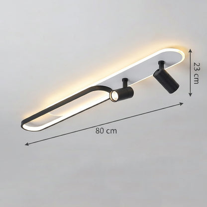 Lustra LED cu Proiector Reglabil FISSO Camilla 70W, lumina Rece/Calda/Neutra, Negru Lustre LED Default Title Alessandro Design
