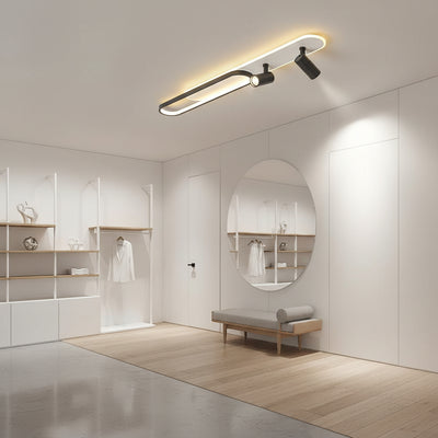 Proiector LED Reglabil FISSO Camilla 70W, lumina Rece/Calda/Neutra, Negru