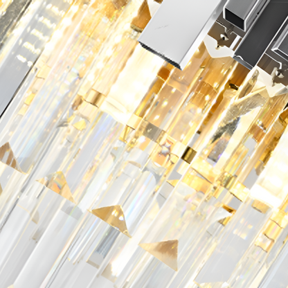 Candelabru Cristal BLOIS Nobile 5xE14, Diametru 40cm, Crom, Inaltime Reglabila Candelabre Cristal Default Title Alessandro Design