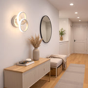 Lustra LED VERTEX CIRCULA 21W, 2 Cercuri, Rame Metalice, lumina Rece/Calda/Neutra, Alb Lustre LED Default Title Alessandro Design