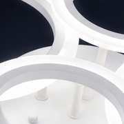 Lustra LED cu telecomanda BETTY 43W, 4 Cercuri, lumina Rece/Calda/Neutra, Dimabila, Alb Lustre LED cu Telecomanda Default Title Alessandro Design