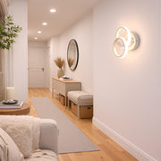 Lustra LED VERTEX CIRCULA 21W, 2 Cercuri, Rame Metalice, lumina Rece/Calda/Neutra, Alb Lustre LED Default Title Alessandro Design