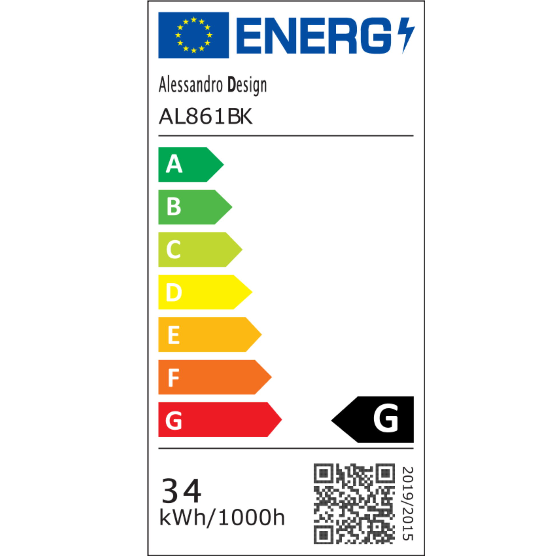 Aplica LED Cheia Sol 34W Lumina Rece/Calda/Neutra Metal Negru Aplice de Interior Default Title Alessandro Design