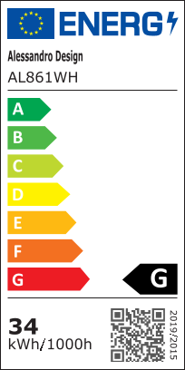 Aplica LED Cheisa, 34W, Alb, Lumina Rece/Calda/Neutra Aplice de Interior Default Title Alessandro Design
