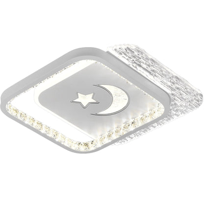 Lustra LED PERU 38W, 2 Patrate, lumina Rece/Calda/Neutra, Alb Lustre LED Default Title Alessandro Design