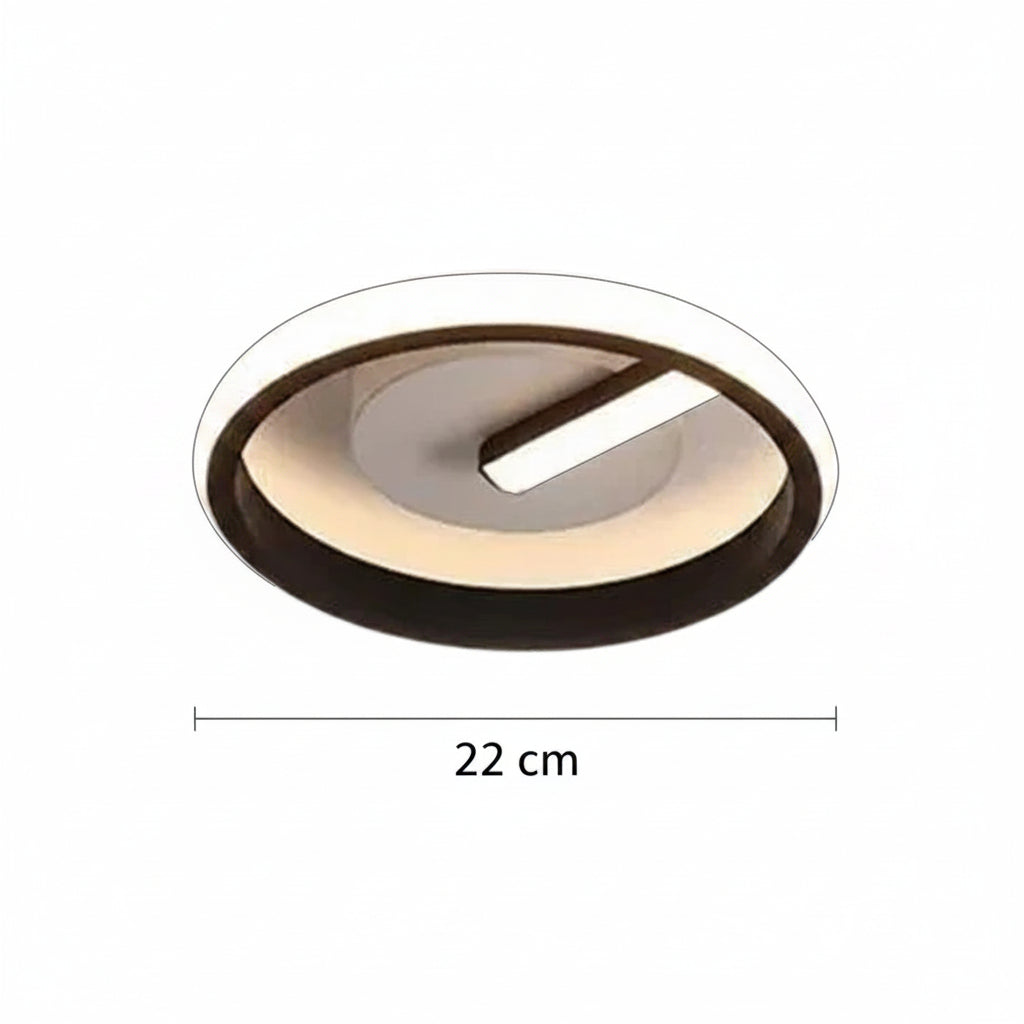Lustra LED VICTORIA 19W, Rotunda, lumina Rece/Calda/Neutra, Negru, Alb Lustre LED Aplicate Default Title Alessandro Design