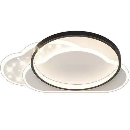 Lustra LED cu telecomanda NUVIA 71W, Nor, lumina Rece/Calda/Neutra, Dimabila, Negru Lustre LED cu Telecomanda Default Title Alessandro Design