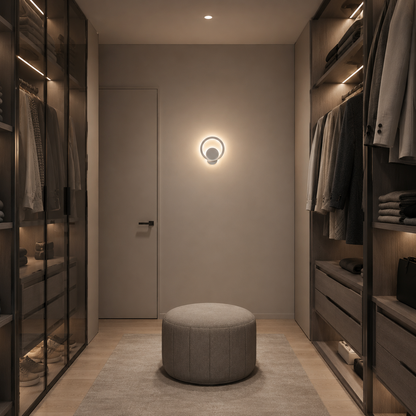 Aplica LED Urbanist 19W Rotunda Lumina Rece/Calda/Neutra Acril si Metal Alb