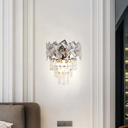Aplica Cristal WINDSOR, 2x E14, Crom Lucios Aplice de Interior Default Title Alessandro Design