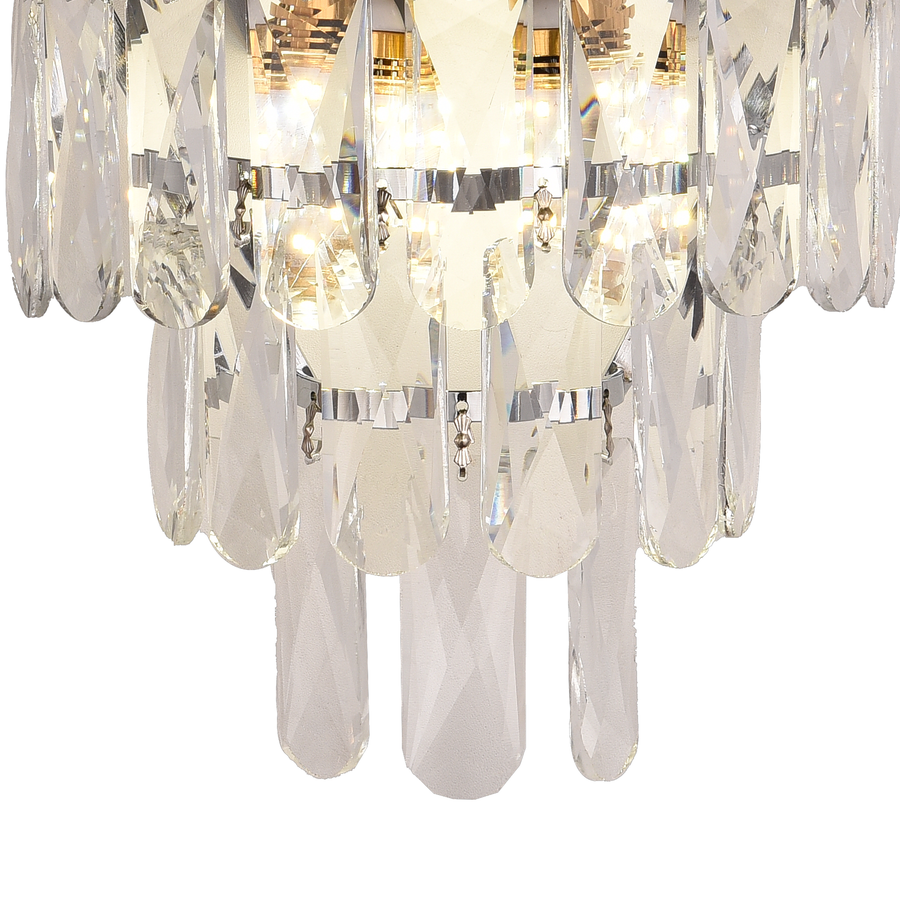 Aplica Cristal WINDSOR, 2x E14, Crom Lucios Aplice de Interior Default Title Alessandro Design