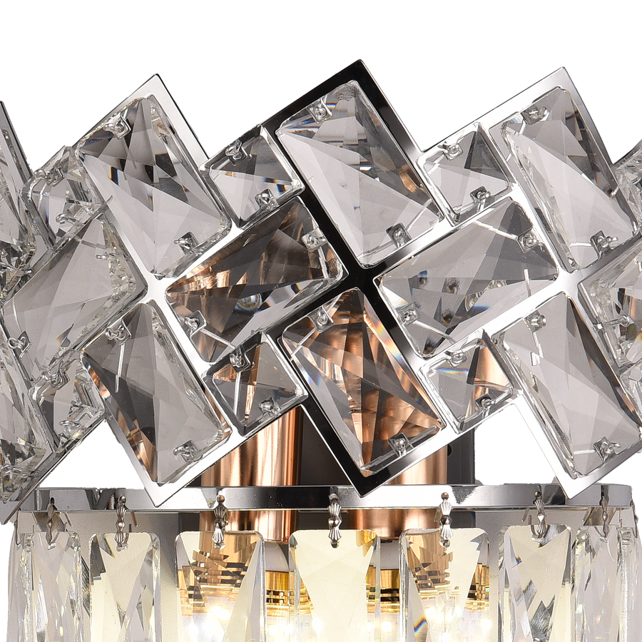 Aplica Cristal WINDSOR, 2x E14, Crom Lucios Aplice de Interior Default Title Alessandro Design