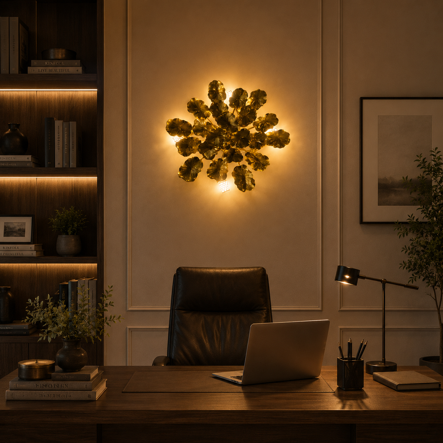 Aplica Decorativa Margherita 40cm 3XG9 Auriu
