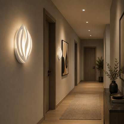 Aplica LED ORCHID 15W Petala Lumina Rece/Calda/Neutra Acril Metal Alb