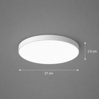 Plafoniera LED SOLIS 27cm 20W Lumina Rece, Alb