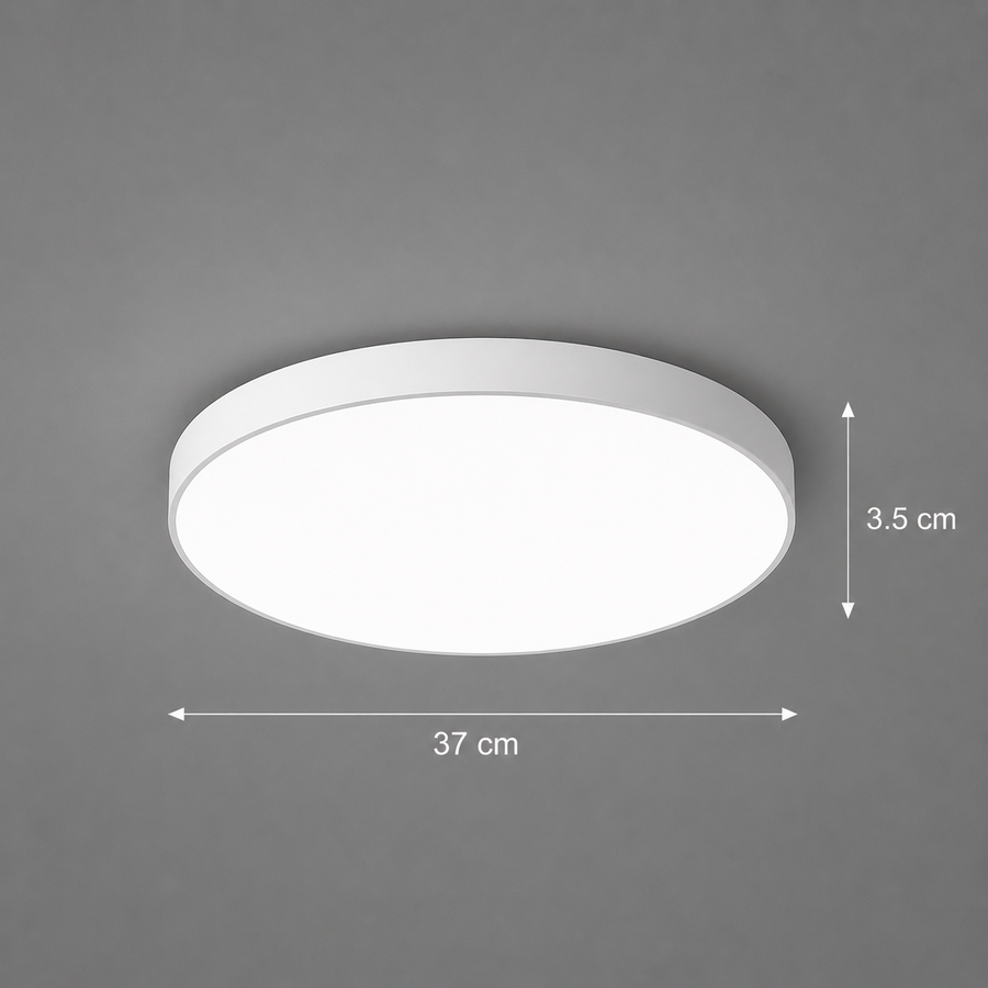 Plafoniera LED SOLIS 37cm 33W Lumina Rece Alb