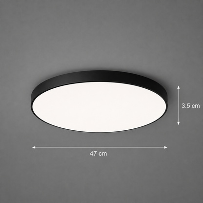 Plafoniera LED SOLIS 47cm 70W Lumina Rece Negru