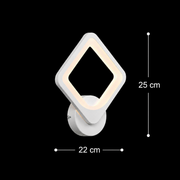 Aplica LED Akila, 15W, Alb, Lumina Rece/Calda/Neutra