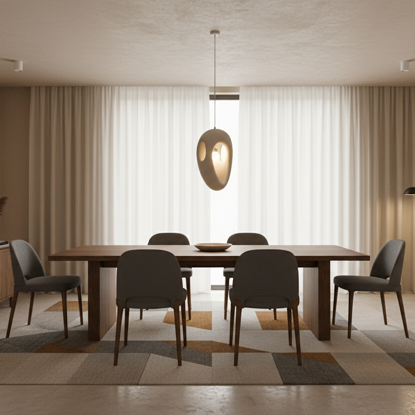 Lustra Moderna EON Eleganza, 49 cm, Suspendata, 1 X E27, Alb, Metal si Spuma, Inaltime Reglabila Lustre Clasice Default Title Alessandro Design