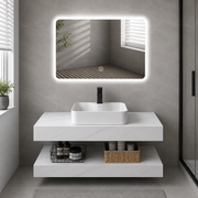 Set Mobilier AURO pentru Baie, 60cm, 3 Piese, Alb Mobilier Baie Default Title Alessandro Design