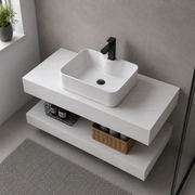 Set Mobilier AURO pentru Baie, 60cm, 3 Piese, Alb Mobilier Baie Default Title Alessandro Design