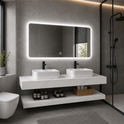 Set Mobilier AVEN Duo pentru Baie, 140cm, 3 Piese, Alb Mobilier Baie Default Title Alessandro Design