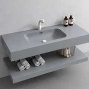 Set Mobilier KROSS pentru Baie, 60cm, 3 Piese, Gri