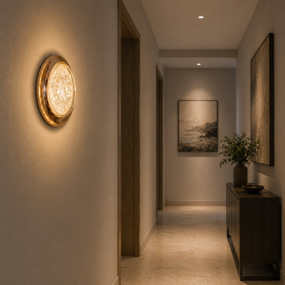 Aplica LED Decorativa CELESTIA Ø20 Lumina Rece/Neutra/Calda Auriu Aplice de Interior Default Title Alessandro Design