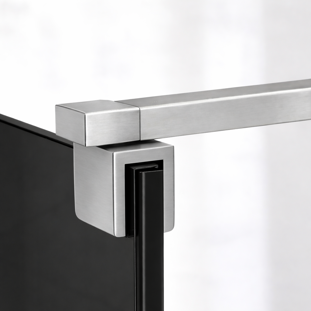 Paravan duș Walk-In 90x195 cm, sticlă securizată 8 mm, gri, profil metalic rezistent Dus Walk-in Default Title Alessandro Design