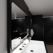 Oglinda LED Rectangulara, 100x60cm, Harmonie MotionGlow Marcello, Sistem Dezaburire, Ceas & Termometru, Lupa Cosmetica, Dimabila Oglinzi Marcello Default Title Alessandro Design