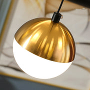 Lustră Suspendată LED Acril Estella cu Telecomandă, 30W, Dimabilă, 3000K/4000K/6000K, Auriu, Metal și Acril Lustre LED cu Telecomanda Default Title Alessandro Design