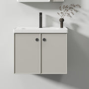 Mobilier Baie, Dulap Cu Oglinda LED T1141G/60 Gri Oglinzi Dulap Default Title Alessandro Design