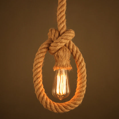 Lustra Vintage LV103/130, 1xE27, Rustic, Sfoara si Metal, 130cm, Suport Negru Lustre Vintage Default Title Alessandro Design
