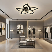 Lustra LED cu Telecomanda LT660/5BK, 5 Elemente, 54W, Lumina 3000/4000/6000K, Negru, Inaltime Reglabila