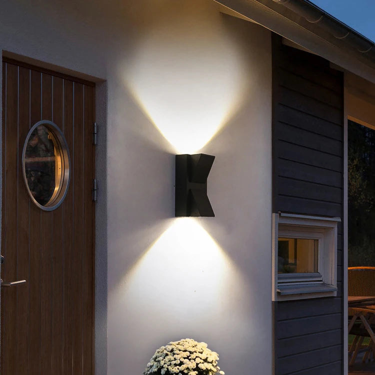 Aplica LED Scarlat Exterior, 6W, Negru, Metal, IP65, 3000K Aplice de Exterior Default Title Alessandro Design