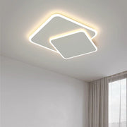Lustra LED cu telecomanda FUTURA LUMINA 66W, 2 Patrate, lumina Rece/Calda/Neutra, Dimabila, Alb Lustre LED cu Telecomanda Default Title Alessandro Design