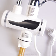 Robinet Electric cu Incalzire Instantanee a Apei, Afisaj Temperatura LED, Orizontal cu Montaj pe Chiuveta/Cada, Putere 3000 W, Apa Calda 30°C-60°C, Alb, Z007XDT Baterii de Bucatarie Default Title Alessandro Design
