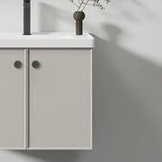 Mobilier Baie, Dulap Cu Oglinda LED T1141G/60 Gri Oglinzi Dulap Default Title Alessandro Design