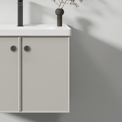 Mobilier Baie, Dulap Cu Oglinda LED T1141G/60 Gri Oglinzi Dulap Default Title Alessandro Design
