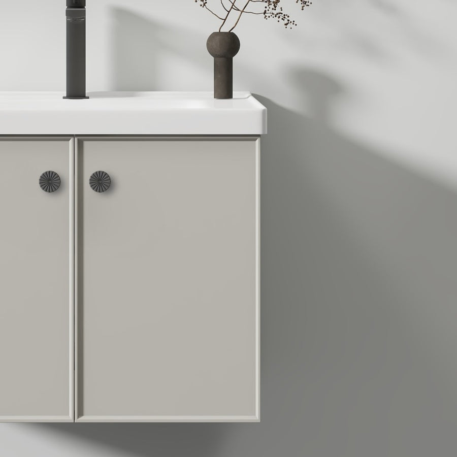 Mobilier Baie, Dulap Cu Oglinda LED T1141G/60 Gri Oglinzi Dulap Default Title Alessandro Design