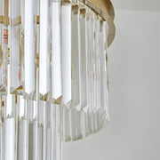 Candelabru Cristal CHAMBORD Petito 3xE14, Diametru 28cm, Auriu Mat Candelabre Cristal Default Title Alessandro Design
